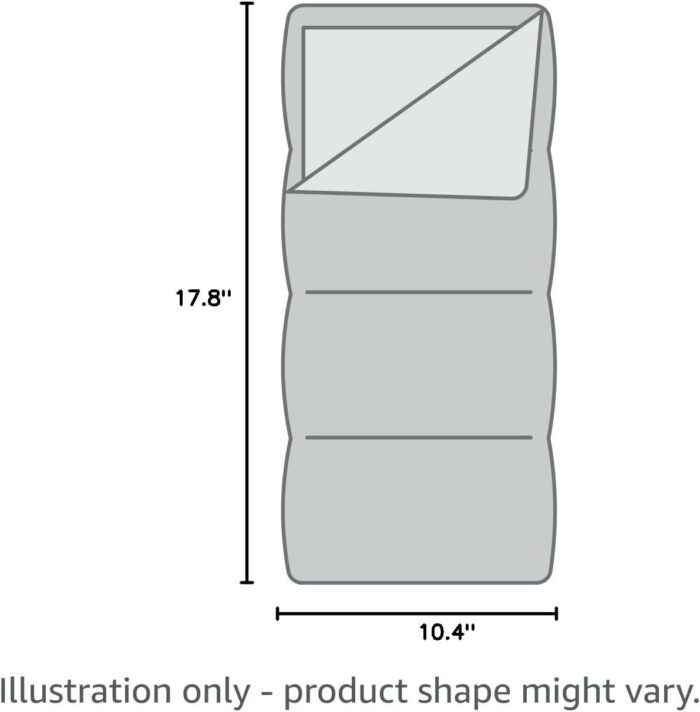 Coleman Brazos 20°F/30°F Adult Sleeping Bag, Cool-Weather Sleeping Bag with No-Snag Zipper & Stuff Sack, Machine Washable - Image 3