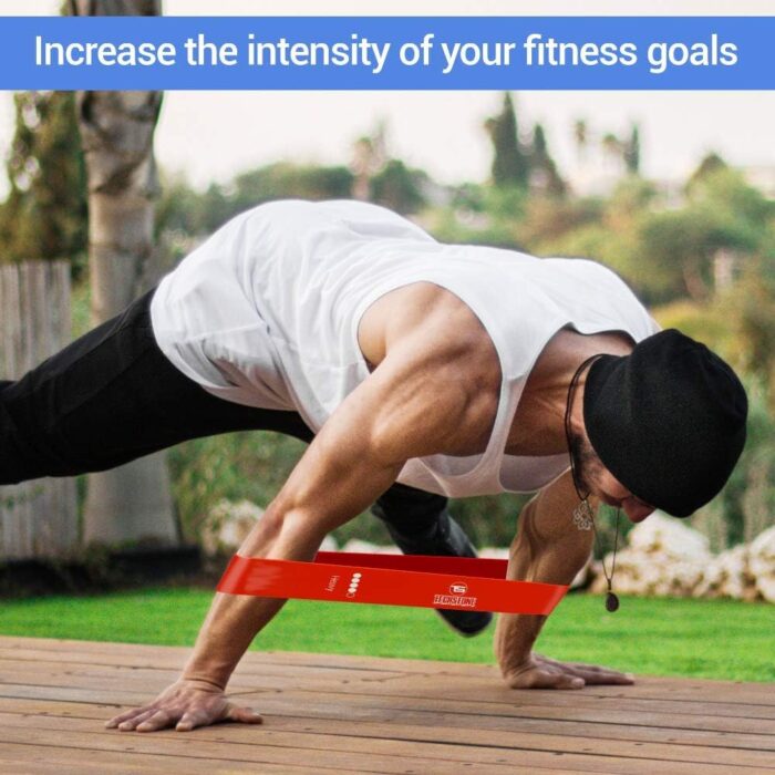 TechStone Resistance Bands Set for Men and Women, Pack of 5 Different Levels Elastic Band for Home Gym Long Exercise Workout – Great Fitness Equipment for Training, Yoga – Free Carrying Bagron N4020, 4GB RAM, 64GB Storage - Image 5